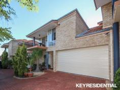  2/34 Joondanna Drive, Joondanna WA 6060 Don't hold back - be quick view this beautifully presented 3 Bedroom 1 Bathroom (2 x WC) Townhouse with City Views, located in a quiet location so close to the Perth CBD, transport, shopping and entertainment. The pictures tell the story of this beautifully presented spacious townhouse situated in popular Joondanna Drive in a small well maintained group of only 3 (with No Strata Fees). Enjoy an excellent paved outdoor entertainment area (with pergola) off the family room and overlooked by a open kitchen and dining area. The kitchen, which features gas cooking and dish washer, dining area and family room are the centre of the home and can be closed off from the separate formal lounge. There is a second smaller private courtyard that would be perfect for sitting back and reading a good book.  Upstairs in this fantastic property you will find a third living area that opens up onto a large balcony with views to Perth city, and three large bedrooms boasting built in wardrobes and ducted air, with the master enjoying a semi ensuite bathroom.  Additional features include • 	 3 double size bedrooms / 2 bathrooms • 	 3 separate living areas • 	 Ducted air and Split system air conditioning • 	 City views from the large upstairs balcony  • 	 Carpets and tiles throughout • 	 Plenty of storage space • 	 Remote double garage  • 	 Security access through garage • 	 Security screens and doors and much more. This lovely property is not to be missed. Call MIKE DODEMAIDE of Key Residential on 0414 838 954 or email mike@keyres.com.au to view. Property Features 1 Air conditioned 1 Alarm 1 Alfresco 1 Balcony 1 Bathrooms 3 Bedrooms 1 Built in Wardrobes 1 Courtyard 1 Dishwasher 1 Family 2 Garage 1 Gas Connected 1 Kitchen/Dining 1 Laundry 1 Lounge 1 Outdoor Entertaining 1 Patio 1 RCDs/Smoke Alarms 2 Storeys 2 Water Closets 
