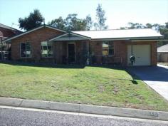  10 Grimes Cl, Denman NSW 2328 Spick N Span Three Bedroom Brick Veneer Home Modern & comfortable - formal lounge room set with split/system air/cond, kitchen with wall oven, dishwasher and huge walk in pantry, second living area tiled throughout with split/system air/cond & wood heating. All three bedrooms with ceiling fans & built in robes, main bedroom with its own split air/cond. Neat 3 way bathroom, laundry with 2nd toilet, large undercover entertainment area overlooking in ground pool and landscaped gardens. Two garden shed, attached single garage with handy mezzanine storage area and attached carport - a quality steel framed “Casey” built home. 