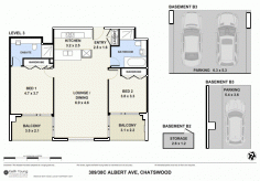  309/38C Albert Avenue, Chatswood NSW 2067 As New - 2 Beds, 2 Baths, 3 Cars For Sale at 1,688,000   Situated in a central convenient location and just a short stroll to railway station, buses, schools, Westfield & Chatswood Chase shopping centres and all the other great facilities Chatswood has to offer. This apartment is ideal for the astute investor or downsizers looking for a smaller home.    The apartment features -  + 2 spacious bedrooms each with a balcony + Built in robes in both bedrooms + Ensuite and main bathroom with bath + Large lounge/dining entertaining areas  + Gourmet gas kitchen with dishwasher + Internal laundry and dryer + Reverse cycle air conditioning + Ceramic floor tiling, blinds and fly screens + 3 car spaces and storage cage Size of apartment 88sqm + balconies 15sqm   +car spaces 49sqm + storage 3sqm Total 155sqm Strata Levies $1373  Water $174  Council $332 This residential complex also offers - Heated Swimming Pool, Spa,Gym and large roof top entertains areas with views to the city. Security building and wheel chair friendly with wide hallways and lift access from car park. Details and viewing: Lakis Manticas 0418473312   