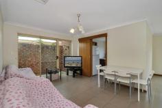  Unit 4/43 Aroona Rd, Kilkenny SA 5009 $329,000 Presenting a spacious home unit in a very well maintained group of four.  Situated at the rear of the group this provides privacy and a secure home and garden The grounds are well kept and provide plenty of parking.  The location is ideal within walking distance to Arndale Shopping Centre.  The tree lined street has beautiful well maintained homes.  The home is larger than expected and rooms lead from the main entry hall.  An undercover garage enables access to the home.  The unit is well sized and each room offers space for todays modern furniture.  A well though out floor plan provides for a large separate lounge and dining area.  The conventional kitchen provides excellent storage with gas cooking and feature window to your private rear yard. Both bedrooms could be described as main bedrooms due to the excellent size and built in robes convenience.  A white fresh bathroom has access to the main bedroom.  Gas heating in the lounge serves your winter needs and a very efficient ducted air conditioning system makes summer a pleasure. Whether this is your first purchase or downsizing make this top of your list to view.  The home is an excellent investment opportunity and is currently leased for $320 per week. Excellent features include: * Wide entry hall and neutral tiles to all living areas. * 2 very generous sized bedrooms with built in robes. * Main bedroom has direct access to bathroom and roller shutters for security. * The lounge room is light filled and has glass sliding doors to the rear garden. * Plenty of cupboards in the kitchen and the all important gas cooking. * Bring your dining suite there is plenty of room. * Ducted air conditioning and gas heating.  * White fresh bathroom with 2 way access.  * Separate laundry with linen press and garden access. * Hallway cupboard for more storage. * Garage under the main roof and an extra parking space. * Low maintenance gardens with lovely roses. * Garden shed. Be delighted with the presentation of this appealing unit in a quiet group of four.   Sometimes a property gives you a great feeling upon arrival, this one could be the one for you. 