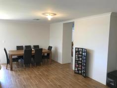  61 Weewar Circuit, South Yunderup WA 6208 $335,000 * Presents like new, 4 bedrooms, 2 bathrooms with spacious open plan living family home. * Ducted air conditioning, easy care reticulated lawns and gardens plus secure parking for 2 vehicles. * Set on 450m2 located only a short walk to the Adventurescape playground and IGA shopping complex as well as Austin Cove Baptist College. * This property is currently rented until September 2018. 