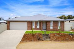  3 Muster Ct Thurgoona NSW 2640 $389,000 Located in a quiet court of a prestigious Thurgoona estate and surrounded by quality homes, this brand new Hotondo Home is set on 500m2 with views of the golf course from the front yard. Tastefully decorated in neutral colours, this home comprises 3 double bedrooms, main with walk in robe and ensuite and built-in robes to the remainder. Featuring a modern kitchen with gas cooktop,  dishwasher and pantry adjoining the open plan family room and meals area. The main bathroom with shower, bath and separate toilet are central to the 2nd and 3rd bedrooms as well as the laundry with linen cupboard. Entertaining areas are completed by a formal front lounge and open air alfresco while year round comfort is provided by ducted cooling and heating throughout. Additional features include remote double lock-up garage with internal access, easy maintenance landscaped gardens and fully fenced backyard, side access with secure parking for boat/caravan or shed, 2700L water tank plus additional parking space large enough to accommodate a truck. Inspection will impress! Disclaimer: All care has been taken in compiling these particulars, but the vendor and their agents do not guarantee the details and cannot accept responsibility for errors or misdescriptions if any. Intending purchasers should satisfy themselves as to the correctness of details. 