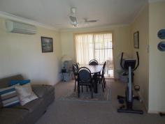  29 Palace St, Denman NSW 2328 $430,000 Modern brick veneer home that features 2 living areas, 2 bathrooms. Comprises of entrance lobby, Living room set with split system air & ceiling fans, dining area, well-appointed kitchen with good cupboard & bench space, walk in pantry under bench oven & dishwasher. Off kitchen is the family room, tiled throughout and set with split system air/cond & ceiling fans. Main bedrooms has large built in robe, ceiling fan and ensuite, all other bedrooms also with built in robes & ceiling fans, bathroom & laundry. Other features include attached garage, huge tiled/screened QLD room, in ground pool, garden sheds, 5kw solar system, solar hot water system all set on a level 1816mt lot with side yard access through to back yard. 