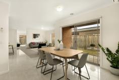  18 Newbury St Keysborough VIC 3173 Opposite parklands, this contemporary four bedroom, two bathroom residence delivers single level ease and low maintenance block, approximately 480sqm. Bright and inviting interiors comprise large open plan family/meals spaces and neatly adjoining living room where glass sliders spill to outdoor zones. Well-equipped for busy households, the kitchen showcases stainless steel appliances, modern island/counters and walk-in-pantry. Comfortable accommodation comprises four robed bedrooms, including master with smartly appointed ensuite. Features matching bathroom, ducted heating, split-system and double garage. Impressive for families and investors, it's close to Pirate Park, Tattersons Park, Sirius College, Haileybury College, Chandler Park primary, Parkmore Shopping Centre and Eastlink. 