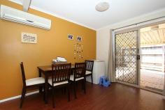  Unit 57 1A Joyce St Brockwell Gardens East Ipswich QLD 4305 $239,000 Quiet Complex with Pool Tidy 3 bedroom brick townhouse at end of row with open plan living & large A/C. The kitchen has plenty of cupboard and bench space & includes a pantry and dishwasher. The laundry is separate and there is also a powder room downstairs. Upstairs are 3 good sized bedrooms with built ins and 2 bedrooms have air conditioning. The bathroom is well appointed with a separate shower & bath & separate toilet. There are security screens and easy care floor coverings throughout. There is a large private covered entertainment area and a small garden and garden shed for tools. For the car there is a single lock up garage with remote. This complex is beautifully maintained and has a great community pool and BBQ area. With a great tenant already in place until February 2019 and a rental income of $300 per week, this is a great opportunity for the astute investor. Easy walk to Schools, shops and public transport. Call to arrange an inspection today. 