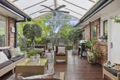  43 The Gully Road Berowra NSW 2081 $1,150,000 - $1,250,000 CONTEMPORARY ENTERTAINER IN CONVENIENT AND QUIET LOCATION Desirably situated on a flat 691sqm approx. block, this generously proportioned single level residence occupies a coveted lifestyle address set amongst landscaped gardens in a private and quiet leafy street. Showcasing a stunning union of vast open plan and formal living areas, luxury appointments and low maintenance gardens. This home provides year round North facing alfresco entertaining designed for effortless modern family living within walking distance to the station, shops and schools. Elegant formal living with leafy outlook and new LED lighting throughout Designer galley style kitchen with gas cooking, pendant lights and vast bench space Open plan dining with additional living area flows to outdoor entertaining Four well appointed bedrooms all with built in robes, master with walk in robe and ensuite Recently painted internally and externally throughout Expansive outdoor entertaining with Merbau decking and pergola Salt water inground pool with tiled paving and solar heating Beautifully landscaped gardens with level lawn areas, garden shed Oversized double lock up garage with separate workshop area Air conditioning, timber flooring and excellent storage. 