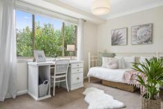  43 The Gully Road Berowra NSW 2081 $1,150,000 - $1,250,000 CONTEMPORARY ENTERTAINER IN CONVENIENT AND QUIET LOCATION Desirably situated on a flat 691sqm approx. block, this generously proportioned single level residence occupies a coveted lifestyle address set amongst landscaped gardens in a private and quiet leafy street. Showcasing a stunning union of vast open plan and formal living areas, luxury appointments and low maintenance gardens. This home provides year round North facing alfresco entertaining designed for effortless modern family living within walking distance to the station, shops and schools. Elegant formal living with leafy outlook and new LED lighting throughout Designer galley style kitchen with gas cooking, pendant lights and vast bench space Open plan dining with additional living area flows to outdoor entertaining Four well appointed bedrooms all with built in robes, master with walk in robe and ensuite Recently painted internally and externally throughout Expansive outdoor entertaining with Merbau decking and pergola Salt water inground pool with tiled paving and solar heating Beautifully landscaped gardens with level lawn areas, garden shed Oversized double lock up garage with separate workshop area Air conditioning, timber flooring and excellent storage. 