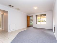  19/33 Brookside Avenue Kelmscott WA 6111 $229,000 Fabulous New Price! Best Located Complex In Kelmscott. If you are currently residing in a wonderful hills property enjoying the lifestyle that it brings, but the block has become too much to handle, then this is for you. Located in the lovely Brookside Villas complex in sought after Clifton Hills, this delightful three bedroom one bathroom Villa will allow you to downsize, but not compromise your lifestyle. You wont have to move away from current friends and neighbours and you will have a great opportunity to make new ones here. The complex is maintained meticulously and offers peace and quiet with a lovely hills backdrop and is within easy reach of the Kelmscott shopping centre, Kelmscott train station, schools and coffee shops. The Villa itself is large with spacious living areas, new carpet, new vinyl flooring, and fresh paint work, which makes it light and bright throughout. There is a tiled entry which opens to a large welcoming lounge which is carpeted, with a good size dining area adjacent to the well appointed kitchen with plenty of bench space and cupboards. All the bedrooms are a good size and have built in robes, these are serviced by a spacious main bathroom with a double size shower. The WC is located separately. The backyard is private, with a low maintenance paved patio area to entertain and a well located garden shed. Other features include ducted air-conditioning, gas heating and cooking, econo panels electric heating, roller shutters front & back, single carport and use of the front garden to make it your own. 
