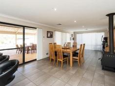  55 McLarty Street Waroona WA 6215  $490,000 Located on the edge of town on a huge 2233m2 block is this great family home. There is a huge yard, plenty of room for the kids to play that cricket match or kick the footy or for the man of the house to build a huge shed. There are a few fruit trees planted and also plenty of room for a chook pen. At the front of the home you have a double garage. When you get all in the front door on your right you have the big master bedroom, ensuite and BIR. On the left of the entrance you have a good size theatre room. As you walk down the hallway you have a study next to the master bedroom. The hall way brings you to a open plan living area. The modern stylish kitchen looks over the open plan living and out to the huge back yard and to the big entertainers delight of a patio. There is shoppers access from the garage to the kitchen. At the rear of the home you have the laundry that leads out to another private fully enclosed yard and the other 3 good sized bedrooms. The house has ducted heating and cooling and a tile fire. Call me today and inspect your new home. 