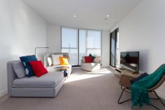  2-6 Ebsworth Street Zetland NSW 2017 Urban luxury awaits in this chic apartment. Floor to ceiling windows and glass balcony offers you a sprawling view over the eastern suburbs, with clean modern lines, high end finishes and a neutral palette it epitomises effortless style.  The large open plan living and dining area is accentuated by an impressive cook's kitchen with island bench, stainless steel finish and european appliances. The feeling of abundant space continues throughout with two good sized bedrooms all with built-in robes.  - Internal laundry and ducted air conditioning  - One car spaces with separate storage  - Secure building with video intercom  - Coffee bars, world class shopping and transport links at your door. 
