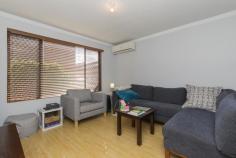 Unit 2 180 Eighth Ave Inglewood WA 6052 $385,000 to $399,000 BE THE FIRST TO VIEW!! CLOSE TO PERTH CITY, CAFE STRIP, HALF HOUR TO BEACHES  This townhouse is nestled in a quiet lane a stone’s throw from the heart of the thriving Beaufort Street cafe strip. Literally walk around the corner to the cafes, shops and bus! In a small complex of only five with just one adjoining neighbour, this fab townhouse boasts: ●    Good sized kitchen with gas hot plates and a pantry ●    Lounge room and separate meals area ●    Large master bedroom with His ‘n’ Hers built-in robes ●    2 other good sized bedrooms or use one for the home office ●    Separate toilets upstairs and downstairs ●    2 reverse cycle air-conditioners ●    Gabled carport & extra visitor parking ●    Private rear courtyard for the BBQ and entertaining your friends ●    Solid brick garden shed for extra storage ●    New modern front window awnings What more could you want, a fabulous home that you can just move into and enjoy all the amenities that this city suburb has to offer - close to public transport, supermarkets plus gourmet stores, not to mention restaurants and pubs, the list just goes on and on. 