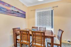  7 Alvaro Street Paralowie SA 5108 $285,000 This delightful brick home with a 1.5kw solar system (approx) is set on a generous allotment of approximately 677m2 in a no through street within easy reach of major shopping centres, walking distance to Paralowie R-12 School, reserves and public transport. The floor plan is quite substantial, comprising of a 3 good size bedrooms with built-in robes and ceiling fans, an L-shaped lounge/dining offering ample space for family living and serviced by a reverse cycle split system air conditioner and ceiling fan. The lovely updated kitchen has plenty of built-ins including pantry, stainless steel cooking appliances, gas cook top and dishwasher. The main bathroom has a full size bath, shower alcove, vanity and the convenience of a separate wc and laundry with rear yard access. The secure rear yard offers plenty of space for further additions (STCC), a large galvanised rumpus/utilities room, plus a second smaller garage/workshop and there is a full length verandah attached to the rear of the home to entertain family and friends. With interest rates so low, why not become a homeowner or landlord and reap the benefits for years to come. 