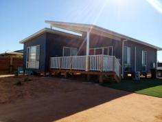  48A Hartog Crescent  Denham WA 6537 $400,000 Barely 12 months old this lovely 3 bedroom 2 bathroom home is regrettably offered for sale. With the current owners having done all the hard work, it is ready for you to enjoy. Situated in an elevated position with a concreted driveway this house enjoys a lovely outlook over the water with a Southerly aspect. The home itself was built by a quality builder from down South and has all the modern features you would expect in a new home topped of with a neat under the main roof BBQ area. FEATURES: Air Conditioning Built-In Wardrobes. 