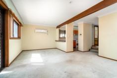  16/26 Willcox Avenue Singleton Heights NSW 2330 $215,000 - Terrific value in this 2 level townhouse in pretty garden setting - Sunlit open plan living with air-conditioning - Well equipped kitchen with breakfast bar, dishwasher and pantry - 2 bedrooms with built-in wardrobes, ceiling fans and main with air-conditioning - Upstairs bathroom with bath and separate shower - Additional 2nd toilet in downstairs powder room - Multiple storage cupboards - Single lock up garage with direct access to private courtyard - Conveniently located within walking distance to Singleton Heights shops, schools and amenities. 