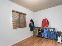  4/317 Portrush Road NORWOOD SA 5067 $310,000-$320,000 Updated, quiet, plenty of light and fantastic location! Centrally located and set behind high walls on Portrush Road close to all amenities on offer in the Norwood Precinct. Public transport at the door and approx. 15 minutes from the CBD of Adelaide. Recently refurbished, quiet and Private, a must to inspect and offering excellent accommodation: • Large light and bright living room with outlook to gardens, and split system reverse cycle air-conditioner • Central very well appointed kitchen with plenty of cupboard and bench space gas cooker and adjacent/overlooking dedicated dining room • Main Queen – King size bedroom with built-ins • Second bedroom – single and with built-ins • Sparkling recently renovated, large and updated Bathroom with wc, vanity, cabinet and laundry facilities • One car space Specifications:- CT / Volume 5069 Folio 918 Council / City of Norwood Payneham & St Peters Zoning / Residential Character (Norwood) Built / 1975 Internal / 72m Council Rates / $1004pa SA Water / $79.80pq ES Levy / $94.05pa Strata Rates / $1600pa Strata Manager / Whittles. 