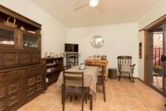  2/71 Thirteenth Street Mildura VIC 3500 $180,000 - $198,000 Located just a leisurely stroll to your morning coffee and newspaper at Cappy's Corner Store, this neat and tidy two bedroom home set on 253m2 is the low maintenance oasis you've been searching for. Perfect for those seeking easy-care living or the astute investor wanting a savvy addition to their property portfolio. The master bedroom features a walk in robe, and the guest room a built-in robe, both with air-conditioning and access to the main bathroom with bath and separate toilet. The kitchen offers ample bench and storage space, overlooking the tranquil undercover concrete outdoor area that will be perfect for entertaining friends and family year round. A double garage with plenty of room for the your tools and side lane access round out this great property. The brick veneer unit enjoys a peaceful, private and secure position at the rear of the complex. 