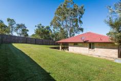  1 Serenity Street  Brassall QLD 4305 $335,000 The house is just lovely and the yard, both front and back are low maintenance. Situated in a well-established 715m2 corner block in Brassall - perfect for any family. Features includes: Good sized bedrooms all with built-in wardrobes Main bedroom with ensuite and walk-in robe Modern kitchen including stainless steel appliances, the kitchen opens out to the dining and lounge room Tiled open plan lounge/dining and kitchen area Reverse cycle air-conditioning to the living area Separate toilet from the main bathroom Fitted window coverings throughout Double lock up remote garage with internal access Outdoor covered entertaining area 5,000L water tank Fully fenced yard. 