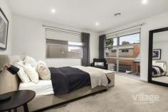  8 OBERON WAY NEWPORT VIC 3015 $1,400,000 - $1,450,000 Certain to take your breath away, this contemporary yet timeless, 3 bedroom residence has been architect-designed for a lofty, light-loving, sense of spaciousness unlike most others. A brilliant use of windows, natural light and towering ceilings creates a visual impact that will always endure. _The kitchen is central to open-plan meals / living with broad corian benches, a breakfast bar and a Gaggenau stainless steel oven / cooktop. _A divine flow through two sets of glass sliding doors to a north-facing courtyard with a retractable awning is perfectly suited to al fresco entertaining. _Combining towering ceilings with the remarkable ambiance of a Heat’n’Glo gas log fire, the sunken lounge room is stunning. _The master bedroom is a vast indulgence with a designer ensuite and wonderful walk-in robes. _Also vogue, the bathroom is family-sized with independent bath and a frameless-screened shower. _The remaining two bedrooms are well-appointed with large built-in robes. _Double garage with polished concrete floors. _Ducted gas heating and refrigerated air conditioning. _Also features polished timber floors, ducted vacuum and an alarm. _Quiet setting near cafes, shops and schools. _Walk to parkland and the waterfront. _Easy city access by train in under 15 minutes. 