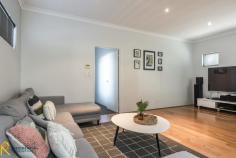  7B Hodges Place Innaloo WA 6018  $599,000 Privately tucked away in a quiet and friendly cul-de-sac, this stylish and contemporary home offers the luxury, low maintenance lifestyle you have been dreaming of. With an easy-flow floorplan and only a short walk to the relaxing Bradley Reserve Playground, Saint George Hotel, Morris Fresh IGA, public transport and numerous excellent schools this home offers the ultimate in family convenience.   The home boasts quality throughout and a symmetry and flow that makes one feel instantly relaxed and at home. The grand entrance, with high ceilings and gleaming boards lead to the elegant open plan living and dining area that is bathed in natural light due to an abundance of north facing windows. Sliding glass doors seamlessly connect the living area to a private, undercover alfresco deck creating an extensive and inviting entertaining area shaded by neighbouring trees. The adjoining, centralised kitchen features quality stainless steel appliances, pale blue splashback, crisp white cabinetry and a large waterfall stone benchtop where you can prep food and enjoy a drink with friends or family.  The master bedroom, situated at the rear of the house, is a slice of paradise with walk-in robe, en-suite and your very own private terrace with outside shower. The other two bedrooms are generous in size with built in robes and serviced well by the primary bathroom. Completing this home is a spacious laundry with direct outdoor access with clothesline and a secure, double garage with separate store shed.  Oversized windows, a stunning neutral colour palette and chic lighting fixtures add to the sophistication of the home. Offering the perfect lock and leave option in a quiet but super convenient pocket of the neighbourhood you will not want to miss the opportunity to make 7b Hodges Place your address!  KEY FEATURES: 3-bedroom, 2-bathroom home Contemporary kitchen featuring Fisher and Paykel double drawer integrated dishwasher,  Westinghouse oven and Westinghouse four burner gas hotplate Spacious open plan design with seamless access to alfresco Master bedroom features walk in robe, en-suite with separate water closet and opens onto private decked terrace with outside shower Well-appointed bathroom with shower, bathtub and single vanity with ample storage underneath Ducted reverse cycle air conditioning Ducted Vacuum Abundant storage throughout the property Secure, double garage with store shed, shopper’s entrance and access to rear courtyard Block size 347m2, Green Title LOCATION HIGHLIGHTS: 100m to Bradley Reserve Playground 600m to The Saint George Hotel and Morris Fresh IGA 180m to Barnes Street Early Learning Centre 140m to nearest bus stop 3.2km to Stirling Train Station 3.6km to revitalised Scarborough foreshore 2km to Karrinyup Shopping Centre 3km to Westfield Innaloo (soon Westfield Stirling) 350m to Yuluma Primary School 750m to St Dominic’s Primary School. 