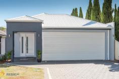  7B Hodges Place Innaloo WA 6018  $599,000 Privately tucked away in a quiet and friendly cul-de-sac, this stylish and contemporary home offers the luxury, low maintenance lifestyle you have been dreaming of. With an easy-flow floorplan and only a short walk to the relaxing Bradley Reserve Playground, Saint George Hotel, Morris Fresh IGA, public transport and numerous excellent schools this home offers the ultimate in family convenience.   The home boasts quality throughout and a symmetry and flow that makes one feel instantly relaxed and at home. The grand entrance, with high ceilings and gleaming boards lead to the elegant open plan living and dining area that is bathed in natural light due to an abundance of north facing windows. Sliding glass doors seamlessly connect the living area to a private, undercover alfresco deck creating an extensive and inviting entertaining area shaded by neighbouring trees. The adjoining, centralised kitchen features quality stainless steel appliances, pale blue splashback, crisp white cabinetry and a large waterfall stone benchtop where you can prep food and enjoy a drink with friends or family.  The master bedroom, situated at the rear of the house, is a slice of paradise with walk-in robe, en-suite and your very own private terrace with outside shower. The other two bedrooms are generous in size with built in robes and serviced well by the primary bathroom. Completing this home is a spacious laundry with direct outdoor access with clothesline and a secure, double garage with separate store shed.  Oversized windows, a stunning neutral colour palette and chic lighting fixtures add to the sophistication of the home. Offering the perfect lock and leave option in a quiet but super convenient pocket of the neighbourhood you will not want to miss the opportunity to make 7b Hodges Place your address!  KEY FEATURES: 3-bedroom, 2-bathroom home Contemporary kitchen featuring Fisher and Paykel double drawer integrated dishwasher,  Westinghouse oven and Westinghouse four burner gas hotplate Spacious open plan design with seamless access to alfresco Master bedroom features walk in robe, en-suite with separate water closet and opens onto private decked terrace with outside shower Well-appointed bathroom with shower, bathtub and single vanity with ample storage underneath Ducted reverse cycle air conditioning Ducted Vacuum Abundant storage throughout the property Secure, double garage with store shed, shopper’s entrance and access to rear courtyard Block size 347m2, Green Title LOCATION HIGHLIGHTS: 100m to Bradley Reserve Playground 600m to The Saint George Hotel and Morris Fresh IGA 180m to Barnes Street Early Learning Centre 140m to nearest bus stop 3.2km to Stirling Train Station 3.6km to revitalised Scarborough foreshore 2km to Karrinyup Shopping Centre 3km to Westfield Innaloo (soon Westfield Stirling) 350m to Yuluma Primary School 750m to St Dominic’s Primary School. 