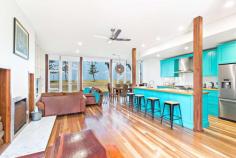  221 Mitchell Street Stockton NSW 2295 With only two streets in Newcastle offering unobstructed beachfront locations, rarely does the opportunity arise to purchase such a unique lifestyle property. This outstanding residence, first occupied in 2014 and designed by Sydney Architects May + Swan, with a brief for maximum energy efficiency, wheelchair friendly access and most importantly making the most of the glorious beach views opposite, from Fingal lighthouse to the harbour entrance Just a short 5 minute ferry ride or 20 minute drive from Newcastle's CBD, Stockton has become one of the Region's most sought after lifestyle suburbs with its surf clubs, 8km of level cycleways, the city's largest foreshore parkland, recreational facilities and village like environment. This is an opportunity to own an extremely desirable home, in one of the Newcastle's most liveable suburbs not to be missed. 4 Bedrooms with option for a 5th Main suite presents with ensuite, dressing room and parents retreat/studio/gym area overlooking the ocean. Open plan kitchen with quality European appliances, huge meals area and family/living room with built in library wall and Jetmaster open fireplace. Large separate home theatre or media room which has ability to be split in two Stunning bathrooms, beautifully designed to suit today's lifestyle. Huge laundry with two walls of cupboard storage space. 3 Car lock up internal access garaging with extra high doors and spacious mezzanine storage. Spotted gum hardwood floors and wide hallway doors and floating external decking designed for easy wheelchair accessibility. Three camera security system Four 3000lt rain water tanks and solar hot water system with gas instantaneous back up incorporating twenty solar panels Two spacious timber entertainment terraces including one at the front overlooking the Pacific Ocean. 