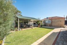  30 Geneff Street Innaloo WA 6018 $785,000 Offering a life of ultimate convenience this solid brick and tile home on a level 733m2 (approx.) block is perfectly positioned on a quiet, tree-lined street. With its prime central location you are situated only moments away from a host of desirable places including local parks, public transport, Westfield Innaloo, cinemas, restaurants, health and fitness facilities, excellent schools and easy access to Mitchell Freeway. With a true cosmopolitan lifestyle beckoning the minute you walk out the door you will be spoilt for choice, yet when at home enjoying your own private sanctuary.      Upon entry you are greeted by the cosy living area with leafy outlook onto the front gardens. Walk through to the open plan dining and kitchen featuring high ceilings, white cabinetry and wooden benchtop. The additional room to the rear of the home is the perfect second lounge area or play room for the young ones. Large timber glass doors maximise the amount of light coming into the home and open onto a HUGE entertainment patio with enough space for dining setting, daybed, ping-pong table and more. With an Eastern orientation to the rear of the property and enough grass for a game of backyard cricket this area presents itself as the ideal space to share a drink with family and friends. Inside you will find appealing original features including jarrah floorboards and 4 bedrooms that are all serviced by the well-appointed bathroom. Completing the home is an internal laundry with separate water closet and secure single car garage with drive through parking to a rear workshop. Much of the hard work has been done to convert this into a super-comfortable family home and offers unparalleled opportunity to a savvy buyer. Move straight in and enjoy the home for years to come or demolish the existing dwelling and realise the value of multi-level dwelling apartments. With Innaloo about to be transformed into a revitalised and vibrant community hub this suburb will soon be the place that people want to live.    Key Features: 733m2 level block with 19.5m frontage (approx.) Zoned for multi-level dwelling apartments 4 bedroom, 1 bathroom Two separate living areas Solid brick and tile home Huge rear entertainment patio with Eastern orientation and grassed yard Secure, single garage with drive through access to workshop. 