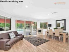  2448 Beaudesert Nerang Road Canungra QLD 4275 $1,775,000 2 Luxury homes situated on over 10 acres with approx 270m creek frontage!  This is one of those properties that many people dream of and it could be yours...  The acreage is fully usable, fertile and private with unlimited water supply from the creek and bore to service any of your hobbies you wish to pursue.  Main residence, tastefully renovated:  * 3 spacious bedrooms with an ensuite, including spa, off the master bedroom which opens up to the outdoor area.  * Spacious kitchen overlooking the large open plan living and dining area with crisp/fresh decor opening up to the welcoming in ground pool.  * Ducted air conditioning to cool and heat the home and a combustion heater and fans throughout.  * Main bathroom located across from the 2 bedrooms with separate toilet, as well as a study large enough to be a 4th bedroom.  * Double garage with remote controlled doors.  The Cellar house:  This is something spectacular, particularly for those that love to entertain. It is also overlooking the stunning pool and a recently built gazebo.  It boasts a massive open plan area with teppanyaki kitchen that is an ideal area to have a game of billiards. It features a cosy open fire, ducted heating and cooling and separate bathroom, oh and to add to the sense of luxury there is also a sauna!  Complete with another living and dining area, kitchen and a bedroom that would suit a king complete with ensuite and walk in robe, this is a beautiful home all on it's own.  This is perfect for the extended family, young, old, or perhaps an extra income for holiday letting, being so close to town and all the activities the Scenic Rim has to offer.  Internal stairs take you down to the enormous wine cellar, with walls lined with wine racks to hold your special collection and is complete with another kitchen. It's the perfect place to entertain with a difference. It has the feel of a high class restaurant at a vineyard.  Outdoors: 12 x 6 m shed with power, awning and large avairy that could be converted to stables and separate paddock with equine fencing.  Outlets around the property to supply water for irrigation to the established gardens, lawn/paddock and impressive palm trees.  Picturesque dam full of turtles and an ideal area to sit back and take in nature and the stunning surrounding views. Or sit by the creek and enjoy the flowing water at your feet. The opportunities for this property are endless, particularly for our growing community and tourism.  Only minutes to local cafes and speciality shops which thrive on the weekends. This property is certainly one that you must inspect to appreciate all it has to offer. 