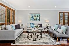  4 Charles Street Baulkham Hills NSW 2153 Light-filled rooms, superior inclusions and a most convenient location place this young, freshly decorated and beautifully presented family residence is in a class of its own. Just 2 minutes' walk from the express bus service to Sydney CBD and within walking distance of nearby shopping centres, this quality-built home has so much to offer. Greeting visitors with a large elegant entry foyer leading to a well-designed floor plan offering expansive living and dining options for both official and casual entertaining that include formal lounge and dining, an everyday meals area, a family room and a rumpus leading out to alfresco entertaining areas . . . spaces that are sure to be enjoyed by every family member and create many memorable occasions with the best of friends. Of special note is the luxury Kitchen equipped with quality appliances, large stone benchtop with breakfast bar, 900mm gas cook top, plenty of storage and a walk-in pantry. On the upper level you'll discover five bedrooms serviced by two luxurious bathrooms both with 'his n her' vanity including the ensuite with a twin shower to the large master. Other features include stunning timber floors, ducted reverse cycle air conditioning, ducted vacuum, alarm, a big study/home office, a guest's powder room, 'Juliet' Balcony off the main bedroom) 3 car garaging (1 with drive through), wide side access and the convenience of a circular driveway. So much to see . . . BE FIRST!  - 5 bedrooms  - Study  - Rumpus  - Family  - Alfresco areas  - Ducted air conditioning  - Alarm  - Ducted vacuum  - 3 car garage  - Side access  - Walk to bus  - Walk to shops. 