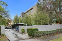  12/11 Bishop Street  Box Hill VIC 3128 Huge one bedroom ground floor apartment with a private courtyard and car space at your door! Combining the serenity of its own courtyard setting with the vibrancy of a central Box Hill location, this spacious ground floor apartment presents the first home buyer, downsizer or investor with an irresistible lifestyle in the Box Hill High Zone. Residing in a boutique complex, the residence enjoys a wonderful open concept design that links the living and dining zones with the well-equipped kitchen, boasting Blanco stainless steel appliances plus a neat washing machine cupboard. Filled with natural light and carpeted for comfort, the bedroom features the convenience of a built-in-robe and ensuite, while the enclosed courtyard provides a delightful space to unwind in the sunshine. Completing this appealing package, you'll find panel heating, split system air conditioning, high ceilings plus a single carport just outside the front door. Holding the key to lifestyle success, the home sits in a quiet street only a stones' throw from Box Hill High School, Box Hill Central, trains, library, Box Hill Institute, Box Hill Hospital and parkland, with easy access to the Eastern Freeway. Photo ID required at all open for inspections. Auction: Saturday 8th June at 11am FEATURES: Air Conditioning Built-In Wardrobes Close To Schools Close To Shops Close To Transport Garden. 