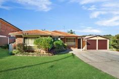  1 Libra Close Elermore Vale NSW 2287 $540,000 to $570,000 It would be a delight to come home to this lovely property. This spacious home has been designed for low maintenance single level living and has been meticulously maintained. With formal and informal living areas and outdoor entertaining spaces, this property is perfect for family living. The front door opens into a formal entry, off which is an open, spacious, air-conditioned lounge and dining room. This leads to a well-designed kitchen in the centre of the home. The kitchen features an electric oven, dishwasher and quality joinery with ample storage. The kitchen leads into an informal air-conditioned dining and family room, off which is a covered outdoor living area with bushland and valley views; the ideal setting for entertaining family and friends. The generous air-conditioned main bedroom features a ceiling fan and a built-in robe. With an additional three bedrooms, there’s plenty of room for a growing family. The tiled family bathroom is tastefully designed and has a separate toilet. The home includes a large internal laundry (suitable for a renovation into a second bathroom) and plenty of additional storage. Secure parking is provided for two cars through an automatic garage door and a workshop area is perfect for the home handyman. Landscaped gardens frame the home beautifully. The child friendly garden is secured by quality fencing. The property also features a solar hot water system, water filtration system, three rainwater tanks servicing the laundry, second toilet and garden drip watering system, security alarm system and roller shutter blinds. 