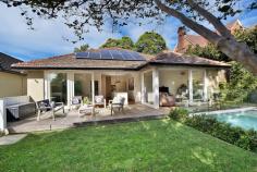  6 Pinehill Avenue Double Bay NSW 2028 Surrounded by enchanting gardens on a north facing 639sqm block, this incredibly private family retreat is one of only a handful of homes in a tightly held cul-de-sac on the edge of Double Bay village. An inspired renovation takes its design cues from the timeless elegance of classic Hamptons style with its relaxed sense of luxury and inviting indoor/outdoor flow. Built in the 1920s, the freestanding home’s beautifully restored features complement the gracious interiors while a spacious flow-through layout and level access to a north facing garden with sunny pool delivers a wonderful environment for family living and entertaining. Featuring a 16m street frontage and lock-up garage (DA approved plans for double garaging), it’s 200m to the heart of Double Bay village and Kiaora Lane’s eat street and a short walk to the city ferry, harbour beaches and idyllic parkland. - 	 Exclusive cul-de-sac in the village heart - 	 Idyllic private gardens, flagstone path - 	 Grand reception hall, ornate ceilings - 	 3 large bedrooms with custom built-ins  - 	 Master suite with bespoke walk-in robe - 	 Large separate study with custom joinery  - 	 Elegant formal lounge and dining rooms  - 	 Jetmaster gas fireplace, dark floorboards  - 	 Carrara marble kitchen, butler’s pantry - 	 3.5m breakfast island, Miele appliances  - 	 Sun-filled casual dining and family room - 	 Seamless flow to a deep full-width deck  - 	 North facing garden, glass-framed pool  - 	 2 deluxe European-appointed bathrooms - 	 Perrin & Rowe tapware, standalone bath - 	 Internal laundry, extensive custom joinery - 	 Zoned ducted air, 5kW solar power system - 	 Large attic storage, plantation shutters  - 	 Auto lock-up garage, security system  - 	 DA approval for a DLUG and storeroom - 	 200m to the chic heart of the village  - 	 Short stroll to cafes, bars and restaurants  - 	 4km to the CBD, walk to the city ferry. 