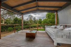  2 THE PARKWAY PLACE MAPLETON QLD 4560 $675,000 his freshly renovated, two storey home displays style and contemporary living with every element of the design being carefully thought out and executed, nothing left to do but move in and enjoy. The ground level is comprised of an open-plan living dining area, a luxurious kitchen with stone bench-tops, soft close cupboards and drawers throughout and under bench lighting; the living area flows seamlessly into the paved outdoor area, perfect for entertaining. The ground level also boasts a large Media room as well as laundry, Large Bathroom with Double shower, 4 car carport + a guest carport and an abundance of natural light. The contemporary design continues upstairs with an open and airy living area complete with a large bar/kitchenette; verandah access to downstairs and another stylish bathroom and four spacious bedrooms, 3 of which have access to a veranda, The attractive master bedroom is complete with a large Walk-in-robe and Ensuite. SPECIAL FEATURES INCLUDE:  - Four spacious bedrooms - Open-plan living - Rumpus/media room - Air-conditioning units to living and master - Master bedroom with ensuite - Walking Distance to Town and schools - LED lighting throughout  - Downstairs Kitchen & Upstairs Kitchenette/Bar - Under cover parking for 5 Cars  - No Pump out   -Two Water Tanks 