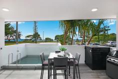  1/96 Pacific Parade Bilinga QLD 4225 $1.480M Crest on Pacific' is a brand new luxurious development that encompasses a new wave of oceanside living & is superbly positioned on the 'golden mile' esplanade of Pacific Parade North Kirra / Bilinga.  Your elevated ground level (3) bedroom apartment, commands an ocean vista, amasses a total area of 230m2 (166m2 internal + 64m2 external) and has been thoughtfully designed to maximise personal space & tastefully styled to complement an idyllic beachfront lifestyle.  KEY FEATURES:  - Generous living with timber flooring & full length glass stacker doors  - Terrace style balcony with built in BBQ, private plunge pool  - 3 bathrooms + powder room (2 ensuited bedrooms)  - Media room / multi-purpose room  - Stylish hostess kitchen with Miele' appliances, stone benches & walk in pantry  - Reverse ducted air-conditioning  - Plush carpeted bedrooms, quality fixtures & fittings throughout  - 2 car parking + storage (car stacker system)  - Lift to each level (card access)  - Crimsafe Security Screens and Doors  - Communal roof top plunge pool & BBQ area  - Pet Friendly  BODY CORPORATE - $120 (approx.) per week  LOCATION:   'Crest on Pacific' is located towards the Southern end of Pacific Parade, Bilinga.   You will enjoy a short stroll to the North Kirra Surf Club and just beyond immerse yourself into a mouth-watering smorgasbord of cafes & local shopping at Kirra.   Just around the point will land you at Coolangatta offering major shopping, movies & more cafes and dining options than you can poke a chop stick at!   For surfers & ocean lovers, you will revel in protected silky water right out your front door with regular beach breaks. World class breaks at Kirra, Snapper, Greenmount & D-bah are all within a few minutes or a tad longer by push bike.   The Gold Coast Airport & Southern Cross University are within walking distance, so buy a suit case with wheels!   AGENT'S COMMENTS:   Crest on Pacific' is a superior lifestyle residential address that is home to just 6 residents.   If you are searching for a spacious, brand new apartment within a small boutique complex & a real sense of ownership, then this is it.   