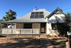  66 Napier Street Mendooran NSW 2842 $129,000 Situated at the top end of Napier street overlooking the castlereagh river you will find this large 3 bedroom residence set on a huge 1644m2 block. The property was formally the doctors residence and boasts large living areas high ceilings and 3 large bedrooms. There is exposed floor boards throughout the whole house and an open verandah around the front and side of the property. The roof has recently been replaced and has solar panels on two sides. With a little TLC you can bring this property back to its former glory. Close to school Huge 1644m2 block New water tank Solar power Garage Shed & Horse Yard 