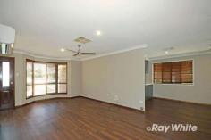  33 Prospect Street  Biloela QLD 4715 $339,000  The Owners' relocation sees this family home requiring a new family. If you're looking for a home that's close to everything, then inspection of this low set, brick residence is highly recommended. 4 bedrooms with ceiling fans, air-conditioning and built-ins. Main has ensuite and walk-in robe. The open plan air-conditioned living and dining flows effortlessly into the kitchen and the floor to ceiling sliding doors, certainly invites the outside in and is perfect for our lifestyle. The kitchen features stainless steel appliances, range hood, gas cooktop, dishwasher and plenty of storage. Adjoining the kitchen is a separate, living, rumpus, home office or 5th bedroom. This multi-purpose area is also air-conditioned with storage. Outside is the fabulous undercover entertainment area with built-in bar. You can kick back and relax or host your friends and family. A 7m* x 9m* shed with 3 1/3m* high roller doors sees storage of your van or boat completely covered and an unobstructed side access, absolutely seals the deal. Don't let this one pass you by. Inspection is a must and the owners are happy to discuss any genuine offers. Contact Sharon Gallagher at Ray White Biloela today. *Approx FEATURES: Air Conditioning Built-In Wardrobes Close To Schools Close To Shops Formal Lounge Garden Separate Dining... 