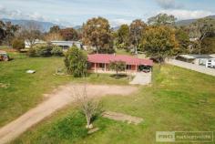  125 Blowering Road Tumut NSW 2720 Rarely does an opportunity arise on such a large allotment on the fringe of town. Set upon an extremely generous 6,657m2, this lowset brick home is an opportunity not to be missed. Boasting three great sized bedrooms and an open plan kitchen, dining and lounge and freshly painted throughout. You will love the lifestyle afforded by this no fuss brick home only a few moments from the heart of town. Premiere Features: - 	 Three great sized bedrooms, all with built in robes and positioned to one end of the plan - 	 Well maintained bathroom, with separate shower, bath and single vanity - 	 Fully functional electric kitchen with great storage and bench space, overlooking the rear yard - 	 Large open plan dining and lounge with split system air conditioning and ceiling fans (easy installation of wood  box fire heater, with existing flute system already installed)  - 	 Separate toilet  - 	 Internal laundry with rear access  - 	 Fully covered front and rear verandah's - 	 Large carport adjacent the main living - 	 Fully fenced house yard, perfect for pets - 	 Rear garden shed - 	 Additional front shed - 	 6,657m2 allotment fully fenced - 	 Generously tucked away off Blowering road for extreme privacy.. 