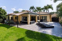  3288 Palladian Drive Hope Island QLD 4212 $680,000 This sophisticated, single level retreat, presented as-new offers a privileged lifestyle experience at an entry-level price without compromising on quality, space or location. Revealing an exceptional sense of light, space and privacy, you can't help but wonder if life gets much better than this. It is sure to delight investors, professionals, retirees & young families alike as it promises luxury, comfort and style with minimum upkeep required. Featuring: * Flawless interiors with quality finishes and fittings dressed in neutral decor - freshly painted with new quality carpet throughout * Luxe granite kitchen with Bosch stainless appliances, breakfast bar and abundant storage * 3 over-sized bedrooms, main suite with deluxe spa ensuite, and large walk-in robe * Executive Office/ 4th bedroom * Versatile rumpus room * Open plan informal living flowing out to all weather undercover entertainment area for all seasons entertaining * Low maintenance gardens with room for a pool if desired * Air-conditioned * 28 solar panels (7 kw) * Side access allowing off street parking for buggies & toys * Close proximity to all amenities and only a short stroll to community pool & BBQ facilities * LOW BODY CORPORATE, easy care lifestyle in a family friendly neighbourhood * Private, gated estate with 24/7 on-site security * FIRB approved - non-Australian residents can buy * Positioned within the secure pet-friendly Palladian precinct of Hope Island, and only a buggy ride to Hope Island Marina, Pat Cash Tennis Academy, The Links Golf Club, cafes, restaurants, 25m heated lap pool, shops & transport. What a fabulous opportunity to secure a foothold in a popular locale. An opportunity not to be missed - make an appointment with Ruth to view today. Disclaimer: We have in preparing this information used our best endeavours to ensure that the information contained herein is true and accurate, but accept no responsibility and disclaim all liability in respect of any errors, omissions, inaccuracies or misstatements that may occur. Prospective purchasers should make their own enquiries to verify the information contained herein. 