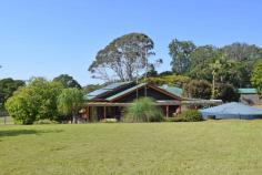  23 Callistemon Dr Federal NSW 2480 $1.25m Escape from the hustle & bustle, to one of the hinterlands highest & most peaceful positions. On 2½ acres is this timber & Colourbond home positioned high on a gently sloping block on a quiet no through road – with established foliage around the fenced boundaries. Set well back from the road with lighthouse glimpses - this masterbuilt 3 bed, 2 bath family home features timber throughout, the living room with a raked cathedral ceiling adjoins the dining area, whilst the family room & new granite & timber kitchen with Euro appliances, pantry & servery – all face the north. Currently the south wing hosts 3 bedrooms, the master with ensuite however with the potential to convert the double lock up garage easily into a 4th bedroom or granny flat – all under the one roofline. Full length wrap around verandahs to the home & adjacent to the home is an additional large double garage with benches to accommodate either cars, machinery or workshop.  Features Verandah Indoor entertainment area Outdoor entertainment area Undercover outdoor area Fireplace Water Tank... 
