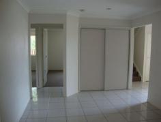  17B Focus Street, Ormeau, Qld 4208 -  Bloor Homes Property Management Modern, Spacious 2 storey at Ormeau, quiet and private! House   - Ormeau  QLD 17B FOCUS STREET, ORMEAU Large Spacious 3 bedroom, 2 bathroom home, located in the heart of Ormeau – Jacob’s Ridge Estate. This two level townhouse is fully tiled downstairs and has air conditioning to living rooms and master bedroom (upstairs), Modern kitchen has plenty of cupboard space and dishwasher. Two bedrooms are on the ground floor with main bathroom, and separate toilet. Master bedroom is upstairs with large walk-in robe, ensuite … and its own air conditioning! Double lock-up garage, fenced yard, water tank, security screens, gas hot water, ceiling fans throughout and extra storage under stairs make this property well worth an inspection. Phone us today on 5519 9220.or 0432 832355 to book a viewing time. Applications www.bloorhomes.com.au 