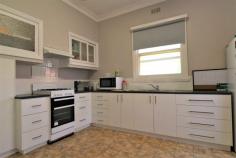  102 Shadforth St, Kerang VIC 3579 $185,000 This property presents as a great opportunity for first home buyers, investors or retirees. Positioned close to the High school, Hospital, local "Quarry" which is a great spot to kick the footy and St Josephs primary school it will appeal to young families plus a quiet location makes it all the more desirable. The home has very spacious rooms with the main 2 bedrooms having BIR's, the third bedroom which adjoins bedroom 1 & 2 is very roomy and could be utilized as a second living area or study with it's own access to the back yard also. The living room is quite large and serviced by electric heating and split system a/c. A very neat and tidy Kitchen and dining area is also a great aspect of this property adding good bench space with modern and tasteful aesthetics. The quality bathroom is very functional with a separate shower, bath, toilet & vanity, a second toilet is located out side beside a convenient laundry. There's a big back yard with rear access and a single car garage plus carport. It's a great property that should definitely be inspected! 