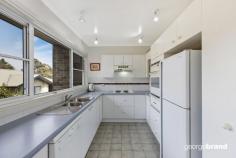  2/14 YODALLA PLACE AVOCA BEACH NSW 2251 Immaculately presented this townhouse provides all the elements for relaxed comfortable and easy care living. An easy walk to the beach and shops, this unit is an ideal weekender, holiday investment or to live in. Maximise natural light with this North facing home with a floorplan that incorporates three bedrooms upstairs, the main with ensuite and built-ins. A large living room with separate dining and kitchen. * Three bedrooms all with built-ins * Master bedroom with ensuite and private balcony * Double lock up garage * Large open plan living Well maintained by its current owner, a much loved holiday home in a sought after location. 