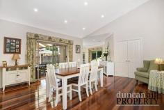  32 Kingsbury Circuit Bowral NSW 2576 $1,095,000 This executive-style master built home will delight! A most striking street appeal features a garden with lovely cool-climate plantings including standard roses, hellebores, seaside daisies, and maple and magnolia specimen trees. The home has lovely architectural features including vaulted and raked ceilings that create a sense of space and light. Located in a wonderful part of the Southern Highlands with healthcare facilities, childcare, parks, restaurants and shopping all conveniently close, this property is sure to impress. We welcome your enquiry! Features include: Ducted reverse-cycle air conditioning Rinnai space heater Gas bayonets Ducted vacuum system Hardwood timber floors and carpeted bedrooms Superb high ceilings (10ft6” and 9ft) Plantation shutters and timber venetians Master bedroom with walk-in wardrobe and ensuite with double vanity Second, third and fourth bedrooms with built-in wardrobes Heated bathroom floors Corner bath Bosch dishwasher Blanco cooktop and oven Double fridge cavity Granite bench top and glass splashback Kitchen skylight Plantation doors to formal dining room/study Conservatory style family room with lots of light Pelmets Alfresco entertaining area with water feature Designer cornices in formal living area Terraced and fully fenced backyard Level and low-maintenance lawn with agricultural drainage Reflection garden with a weeping cheery, crabapple, dovecote and birdbath Double garage with internal access and automatic close door Laundry with third toilet Storage galore Security system Outdoor sensor lights.... 