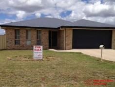  46 Wyley Street Dalby QLD 4405 $230,000 Well appointed large 4 bedroom quality family home with - ducted air-conditioning throughout, dishwasher, built- in robes & carpet in all bedrooms, open plan dining area with tiled floors, separate carpeted lounge room, covered B-B-Q area, secure parking in double roller door garage and has fenced rear yard for pets. Situated close to Dalby Christian School..... Owners are ready to sell so now is a good time to look at a great value buy.... 