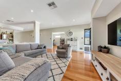  83 Country Road Pinjarra WA 6208 $559,000 * Designed with entertaining in mind this immaculate family home has some serious WOW factor. * Set on a huge 1086m2 lot with unrestricted side access to the yard and 6m x 6m workshop. This Scott Park built home has 4 bedrooms, 2 bathrooms, study, theatre & games room with a huge open plan living design. Finished with stone bench tops and water to the fridge the spacious chef's kitchen is ready to cater for those large gatherings. * Freshly painted throughout, Tasmanian oak timber flooring, reverse cycle ducted air conditioning, chook run, huge pitched patio, ideal for outdoor entertaining with manicured lawns and gardens. * Perfect for those games of backyard cricket, the huge yard also has loads of room for a pool down the track. * Conveniently located only minutes from the local Coles shopping complex, Pinjarra golf club, freeway on ramps and Mandurah foreshore close by. 