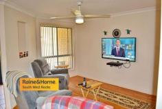  3 STEVE EAGLETON DRIVE SOUTH WEST ROCKS NSW 2431 $430,000 If you are after a property that is easy to care for and only a few minutes walk to all of your shopping requirements then do not hesitate to inspect this home. Three bedroom design boasting an enormous main bedroom with three way bathroom, fully tiled kitchen / dining area with air- conditioning. Laundry has second wc, while the double garage enjoys both remote control roller door access and rear roller door access to the large private court yard. Owner is relocating and wants to sell. Your inspection of this home is highly recommended. 