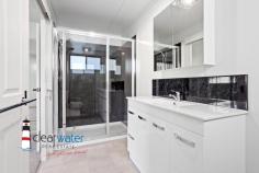  6 Bondi St Tuross Head NSW 2537 $519,500 "Amabelle" - A modern newly built single level home in a convenient location just a short stroll to the walkway taking you past the lake, golf course and shopping centre. A neutral and modern colour palette throughout makes for a warm and inviting place to live. All three bedrooms feature built-in wardrobes and ceiling fans and the master includes an ensuite with shower and toilet. The kitchen has plenty of storage space, dishwasher and large benchtops. All appliances are brand new. The property features no steps, wide hallways and a large central bathroom perfect for easy care living. There is a double garage at the rear of the property and a double carport located towards the front of the block. The newly established gardens were designed to be low maintenance allowing you more time to spend at the golf course, on the beach or at the lake going swimming, boating or fishing…. 
