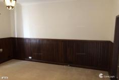  26 Goldfields Rd Dowerin WA 6461 $189,000 Hardi Plank/Iron. 3 Bedrooms – Front Porch. Aircon – Wood Fire. Dado Jarrah Walls. Modern Kitchen. Dishwasher. Renovated Bathroom. Huge Rear Verandah. Cubby House. Garden Sheds. 6x6 Shed. Rear Access Gas H/W/S. Great location. 1,012m² approx. Year Built: 1935. 