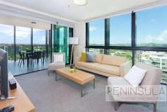  1310/18 Thorn Street Kangaroo Point QLD 4169 Stepping into this ultra-modern and sleek apartment is both inspiring and exciting with an abundance of natural light and panoramic views above the river; A total luxury without equivalent for position, outlook and lifestyle in a premium location. Situated on the top floor position to take advantage of these stunning vista, this corner apartment offers the best position in popular Peninsular Apartments. A very chic home extending a sophisticated yet relaxed lifestyle in the sought-after Riverside of Kangaroo Point. Flooded with natural light, a smart design reveals a generous open plan living and dining area expanding to a spacious balcony overlooking the river and the Story Bridge. Imagine entertaining with these views as a backdrop to your stunning home. Featuring a spacious en-suite, mirrored build-ins and study nook the main bedroom is nothing short of spectacular with a feeling of floating above the river, intended from the floor to ceiling picture windows. The well-appointed corner kitchen comes complete with stainless steel European appliances, sleek overhead cabinetry, ceramic cooktop and polished stone benchtops. Offered to the sale fully furnished and equipped this apartment is available for immediate occupancy, presenting an outstanding opportunity for a home buyer or a strong investment for the investor. Property Features: • 	 Stunning king size master bedroom overlooking the river and the Story Bridge • 	 Built in robe- study nook in master and en-suite • 	 Second bedroom has generous mirrored Built-ins • 	 Internal laundry • 	 Ducted air conditioning throughout • 	 Designer furniture package included in the sale • 	 Resort Style heated lap pool and well equipped Gymnasium • 	 Secure intercom building and great on-site management • 	 Low Body Corporate and rates • 	 Level lift access- ideal for downsizers The popular Peninsula Apartments is a short stroll to the Brisbane River, great restaurants, pubs and cafes, parks, Shafston College and schools; Transport is easy with Buses- City Cat and City Hopper terminals all walking distance. Kangaroo Point offers a fantastic lifestyle that is about to be even improved with the planned construction of a pedestrian bridge across the river to the Botanical Garden and Brisbane CBD Don't delay your inspection; Vendors are motivated to sell their investment property. FEATURES: • 	 Air Conditioning • 	 Built-In Wardrobes • 	 Close To Schools • 	 Close To Shops • 	 Close To Transport • 	 Garden.. 