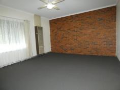  1/394 Urana Road Lavington NSW 2641 $149,000 This single level unit has been freshly painted, has brand new carpet throughout and is a short distance to Lavington CBD. Will suit investors, retirees and first home owners - Private front porch with covered entry from carport - Kitchen, meals and spacious carpeted lounge area - 2 generous sized bedrooms, carpeted and built in robes - Heating and cooling - Laundry with access to outside - Private spacious rear yard and securely fenced - Estimated rent of $220.00 per week - General Rates are approx. $1,014.44 per annum - Water Rates are approx. $852.45 per annum - Strata Administration fee is approx. $1,736.00 per annum - Capital Works fee is approx. $776.00 per annum.. 