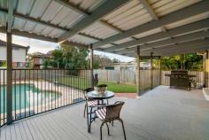  130 Oberon Road Chittaway Bay NSW 2261 Nestled in a whisper quiet location is this wonderful family home that has been tastefully updated, meticulously maintained and is presented perfectly. There is a real sense of calm here accompanied with a relaxed feeling throughout the home and its surrounds. Conveniently located within approximately 50m to Tuggerah Lake and its walking path, within a few minutes to Schools, shops and parks plus you are only 10 minute drive to Shelly Beach, Toowoon Bay Beach and Long Jetty. The Main Features Include: • 4 good sized bedrooms with built in wardrobes to all bedrooms • 2 bathrooms • Double garage with internal access plus plenty of paved area for the boat, trailer or camper van • The kitchen has been beautifully renovated and is of generous proportions • Combustion Fireplace for those colder winter nights • Air conditioning • Living areas boast a large lounge room, family/dining room plus a second living/lounge area • The outdoor under cover entertaining area is spectacular and overlooks the beautiful yard • Ideal for those warm summer days is the stunning in ground pool • Plenty of grassed area for the kids and pets to run around • Manicured and landscaped gardens • Situated on a flat 746m2 block Homes of this calibre and in this location don’t tend to last long so be sure to come along to the open home or contact Michael Melville to arrange a private inspection. DISCLAIMER: This advertisement contains information provided by third parties. While all care is taken to ensure otherwise, Property Central 2261 does not make any representation as to the accuracy of the information contained in the advertisement, does not accept any responsibility or liability and recommends that any client make their own investigations and enquiries. All images are indicative of the property only. 